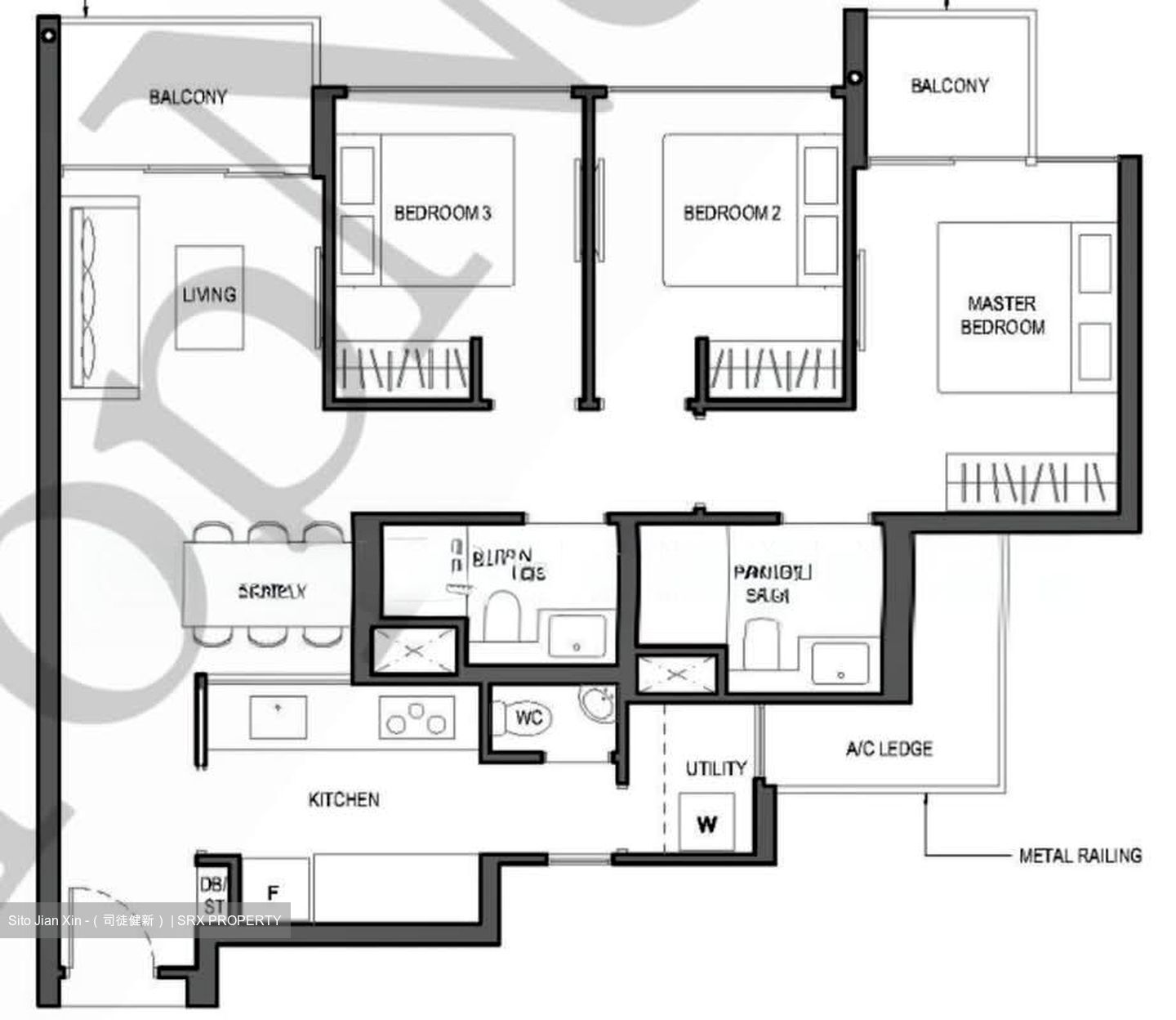Parc Komo (D17), Apartment #560622021